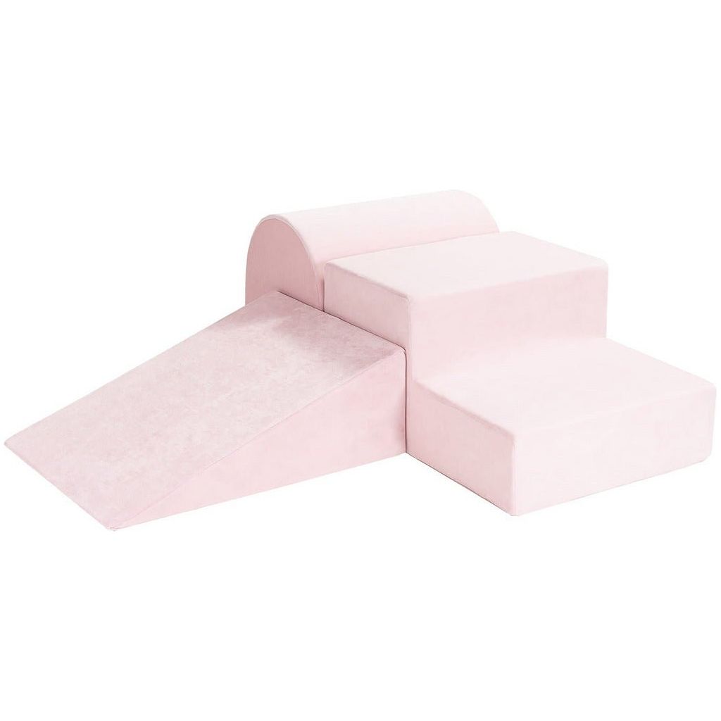 Velvet 3 Piece Softplay Set - Pale Pink