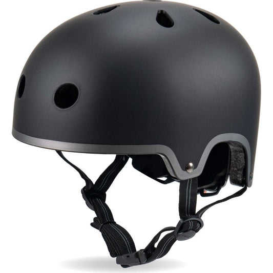 Micro Scooter Kids Helmet - Black Deluxe Size Medium 55-58cm