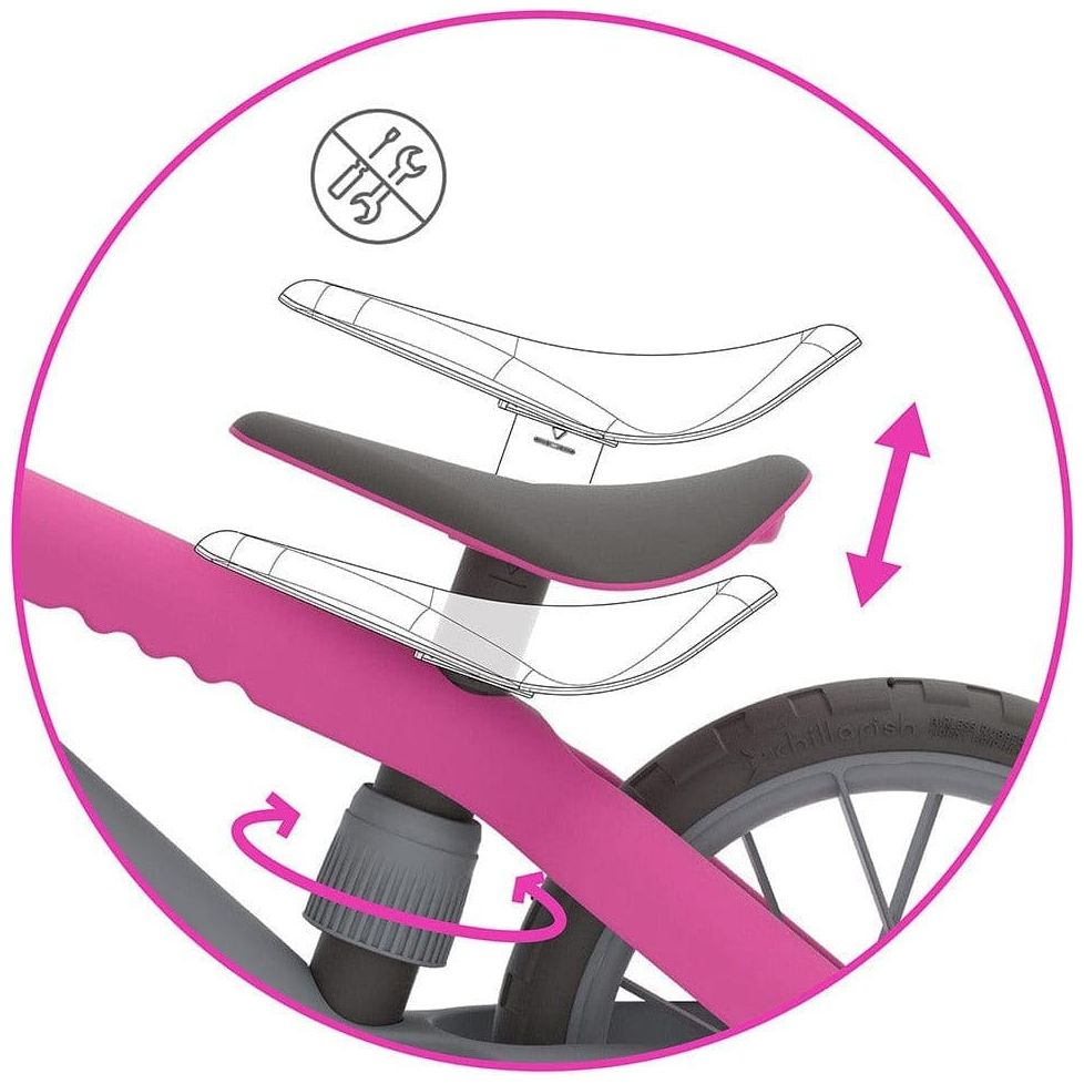 Chillafish Bmxie Moto Bike 2-5 Years in Pink seat adjustor instructions