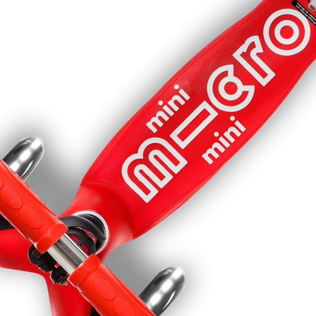 Micro Scooter Mini Deluxe LED - Red deck
