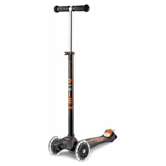 Micro Scooter Maxi Deluxe LED - Black