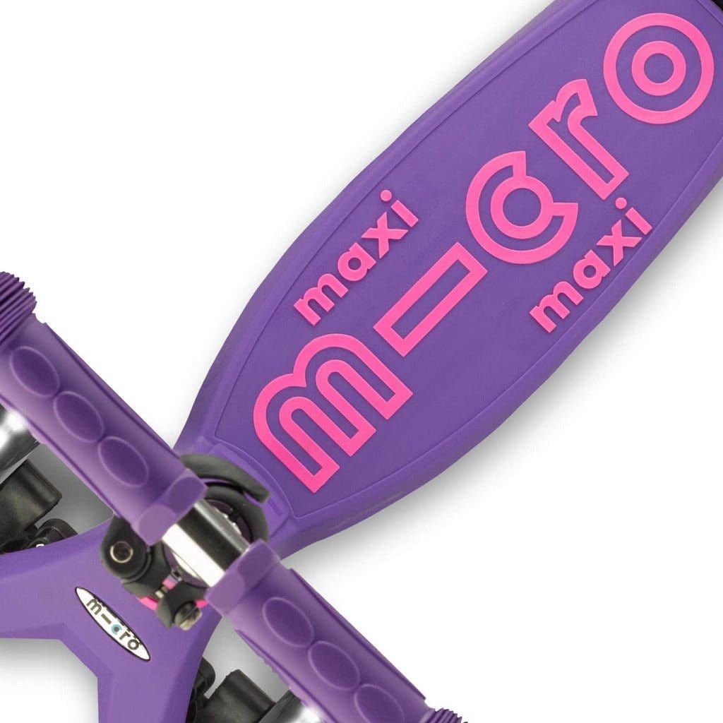 Micro Scooter Maxi Deluxe LED - Purple deck