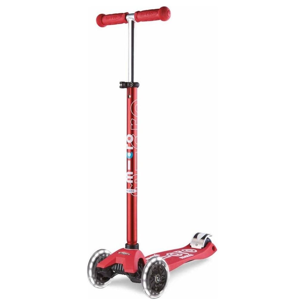 Micro Scooter Maxi Deluxe LED - Red