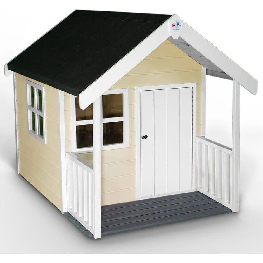 Little Rascals Matilda Wooden Playhouse in oyster white