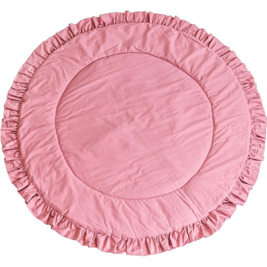MINICAMP Kids Playmat With Ruffles in Rose - The Online Toy Shop1