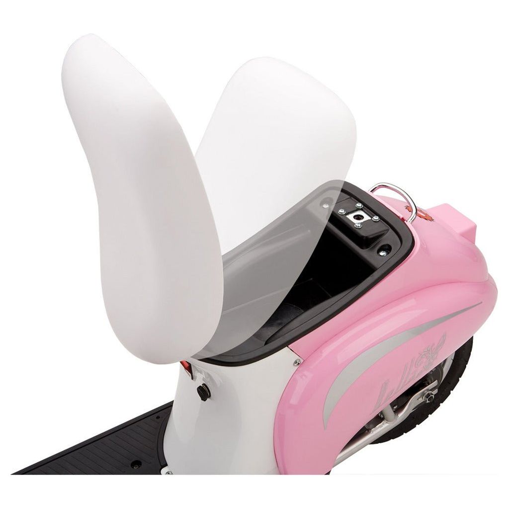 Razor Bella Pocket Mod 24Volt Scooter- Pink underseat storage