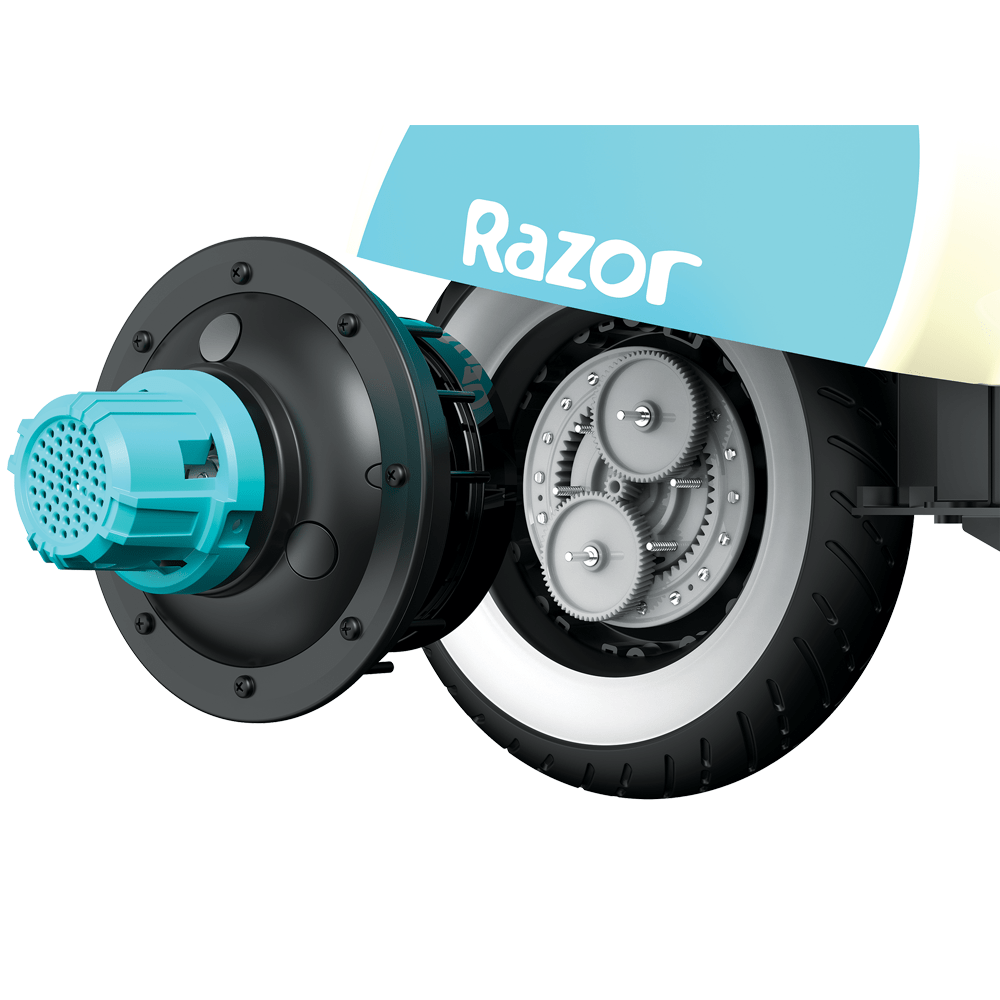 Razor Pocket Mod Petite Scooter 12v - Blue - The Online Toy Shop -Electric Motorbike - 5