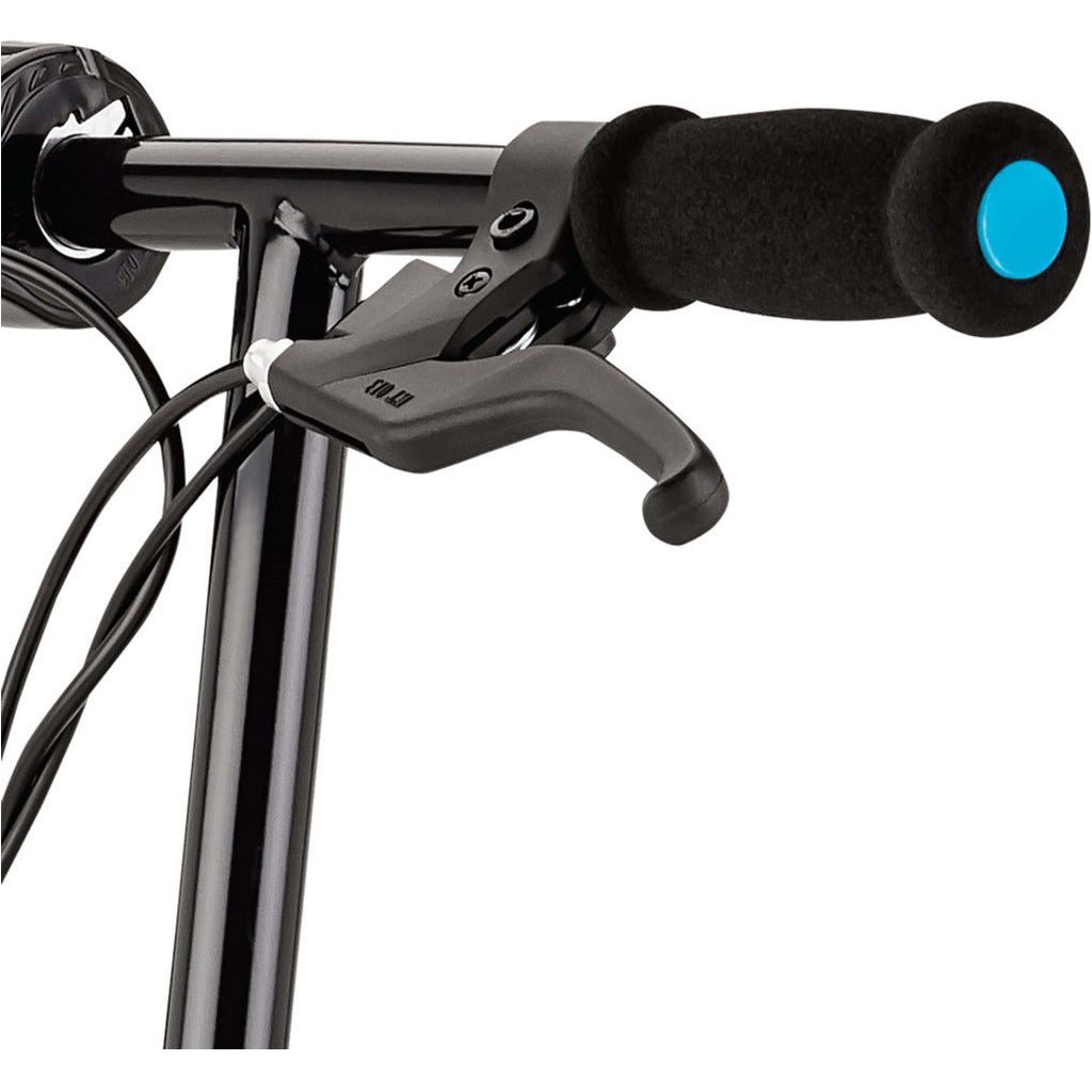 Razor Power Core E100 24 Volt Scooter - Blue handlenbar and brake close up