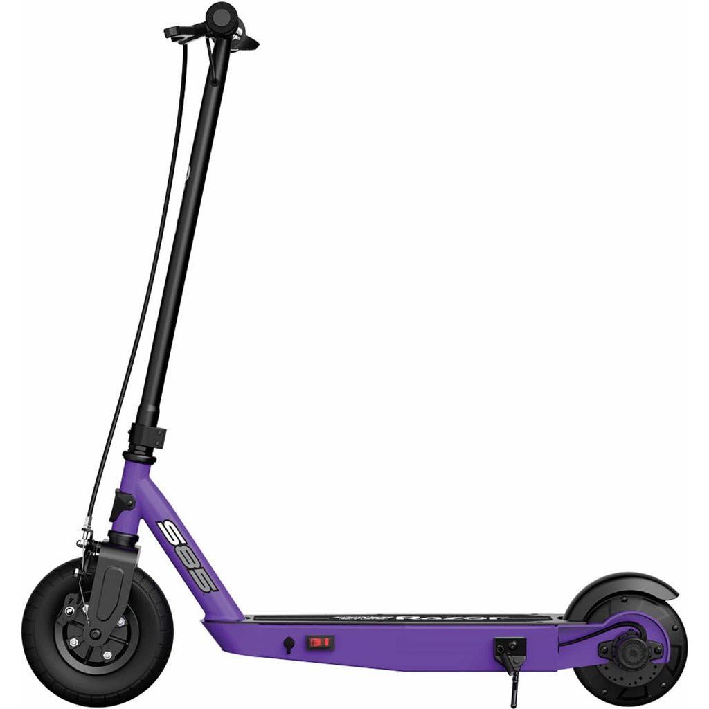 Razor PowerCore S85 12 volt Scooter - Purple side left