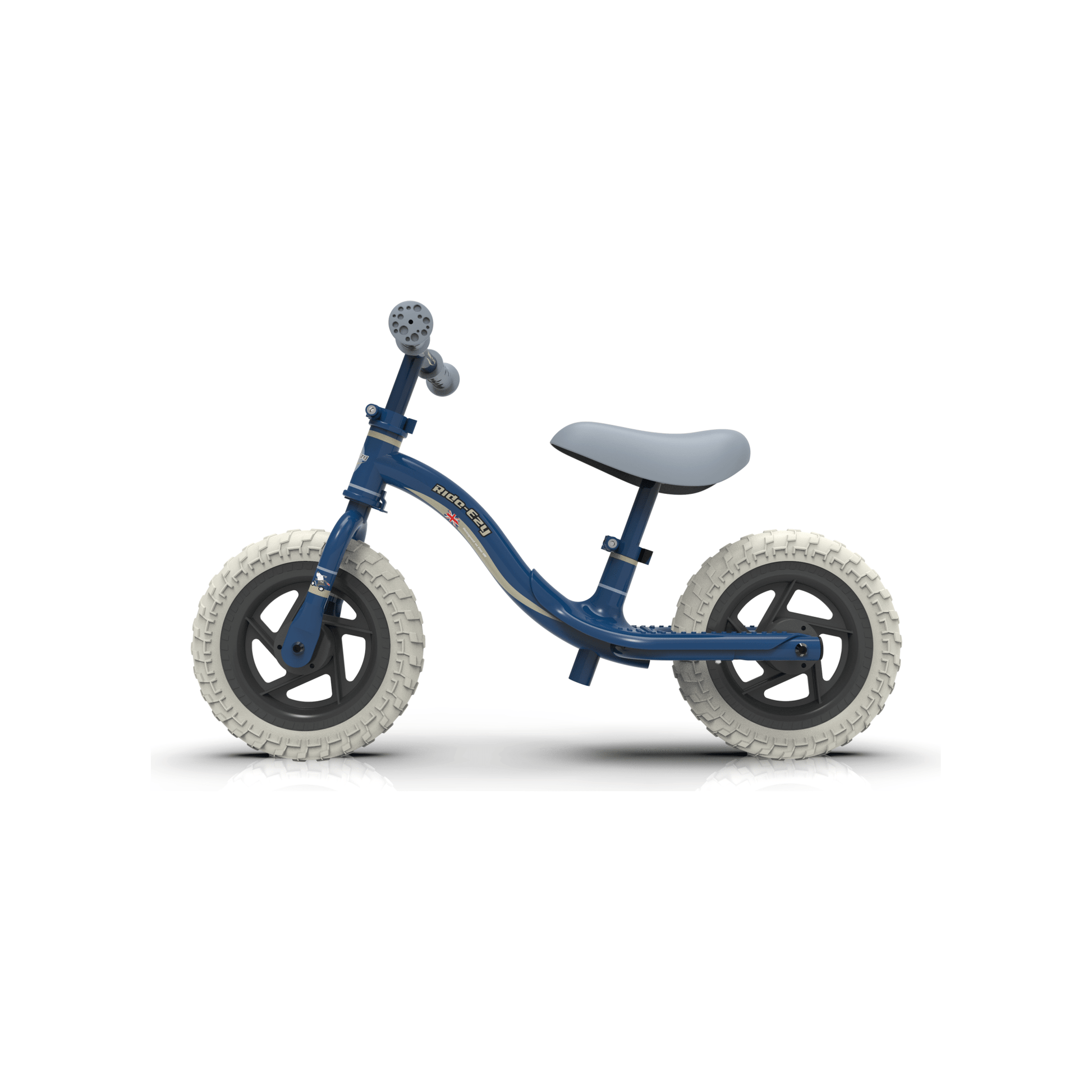 Ride-Ezy Go Balance Bike - Blue & Silver left side