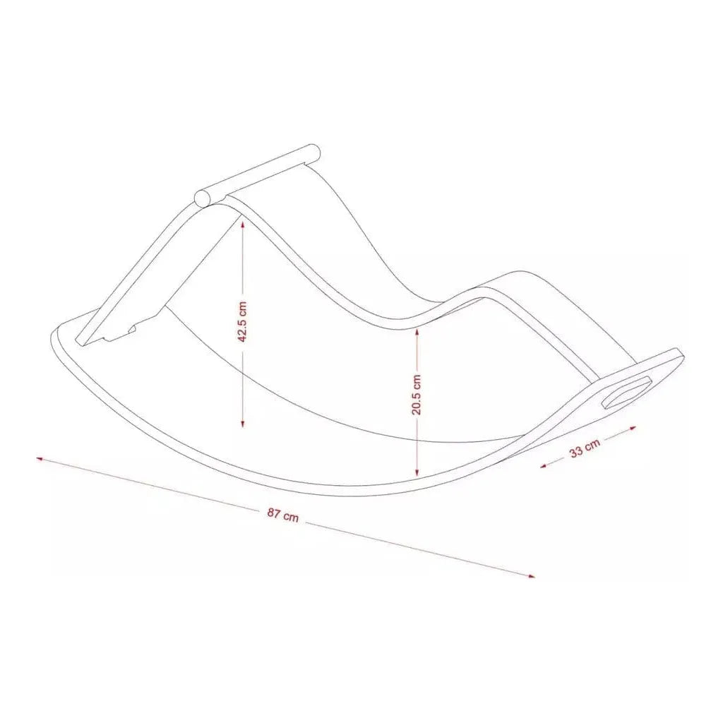 Curve Lab Rocking Horse & Perfect Arc Balance Board dimensions