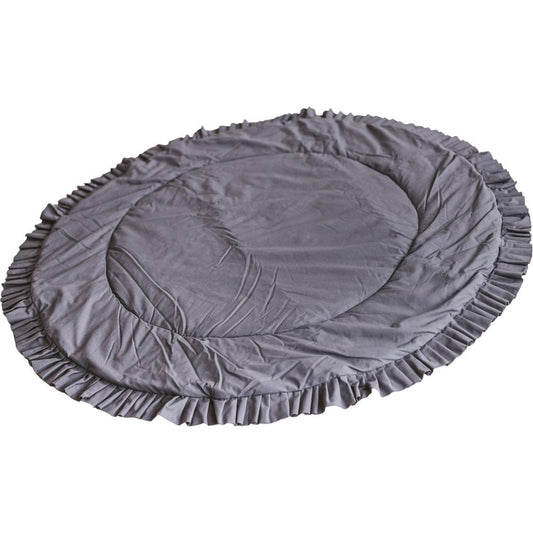 MINICAMP Kids Playmat With Ruffles in Grey - The Online Toy Shop1