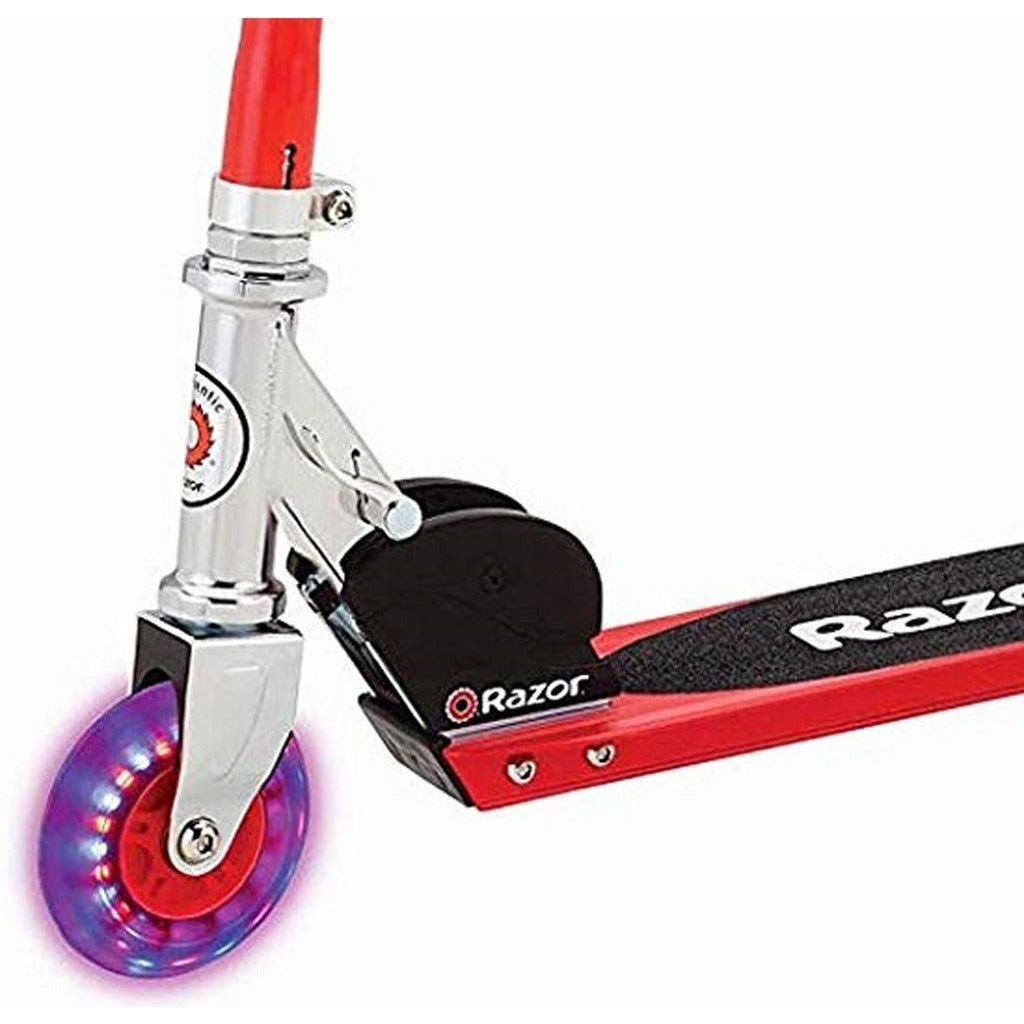 Razor S Spark Sport Scooter - Red front wheel 