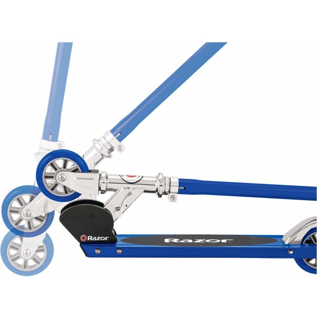 Razor S Sport Scooter - Blue folding handlebar