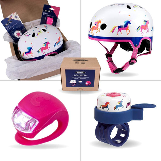 Micro Scooter Safety Gift Set - Unicorn