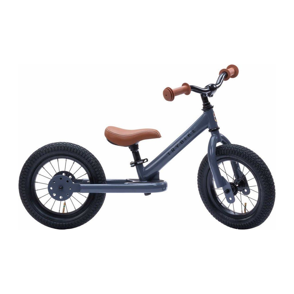 TryBike - Steel 2 in 1 Balance Trike Bike - Grey side