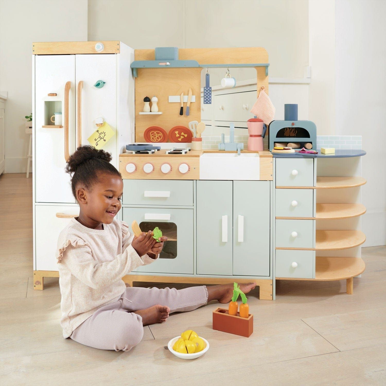 La Fiamma Grand Kitchen - The Online Toy Shop - Wooden Toy Kitchen - 3