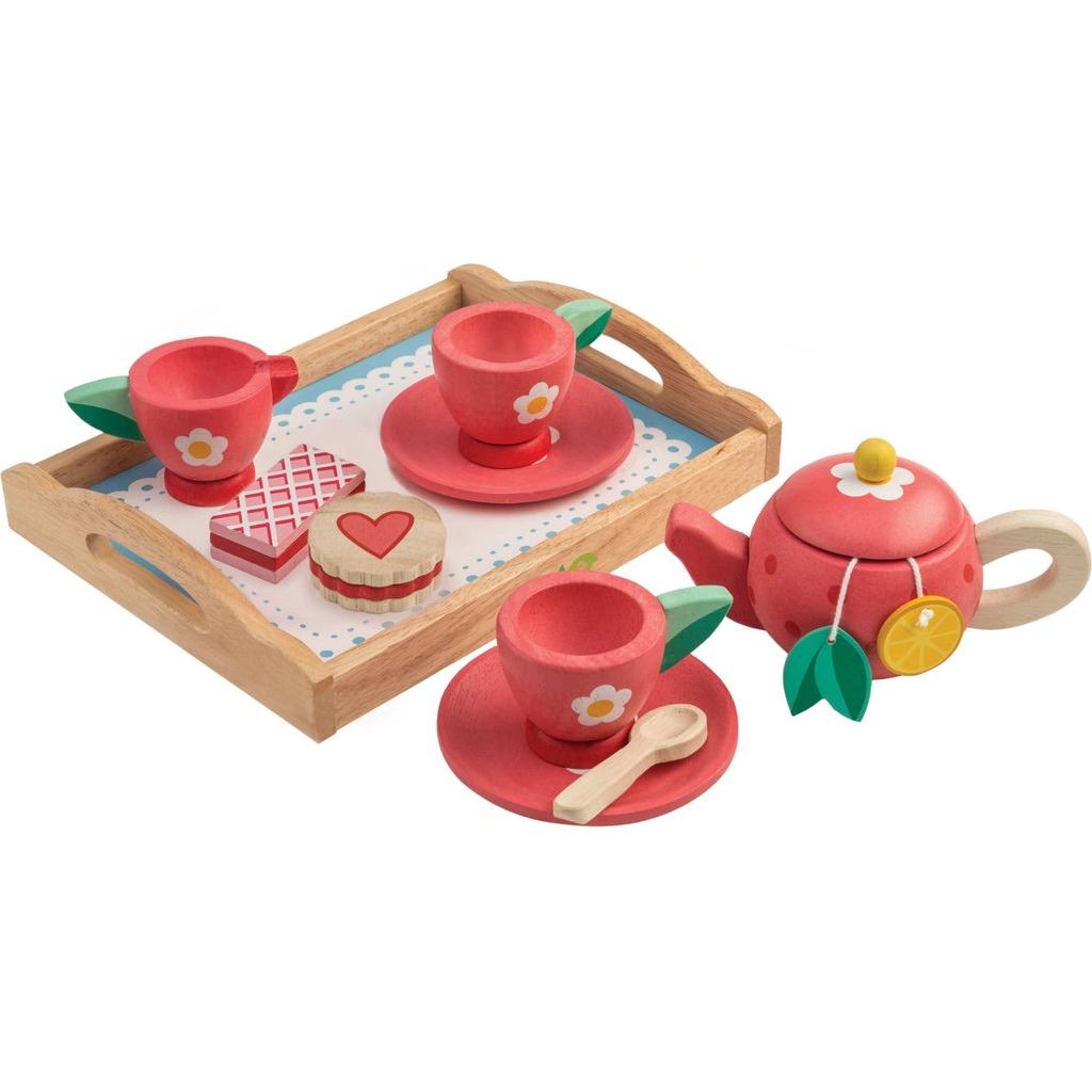 Tender Leaf Wooden Tea Tray Set - The Online Toy Shop1