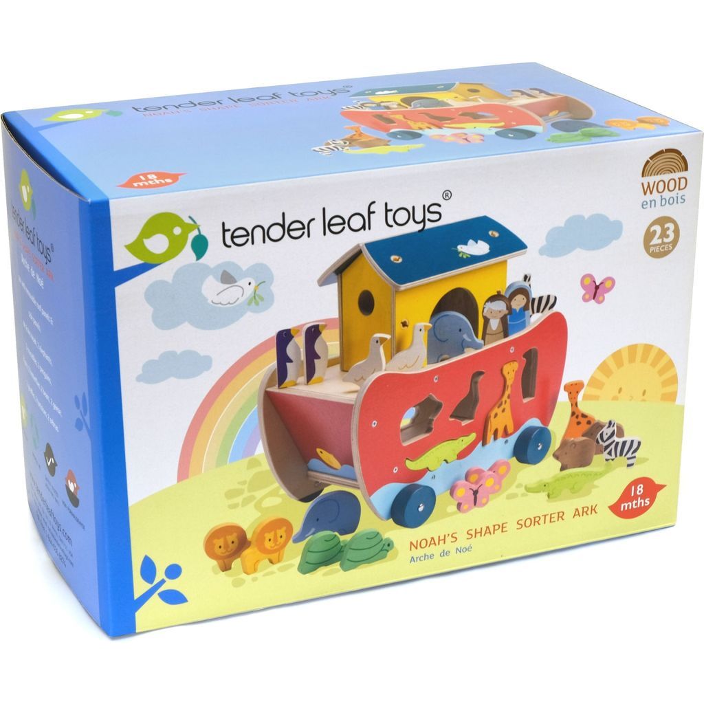 Tender Leaf Wooden Noah's Shape Sorter Ark - The Online Toy Shop4