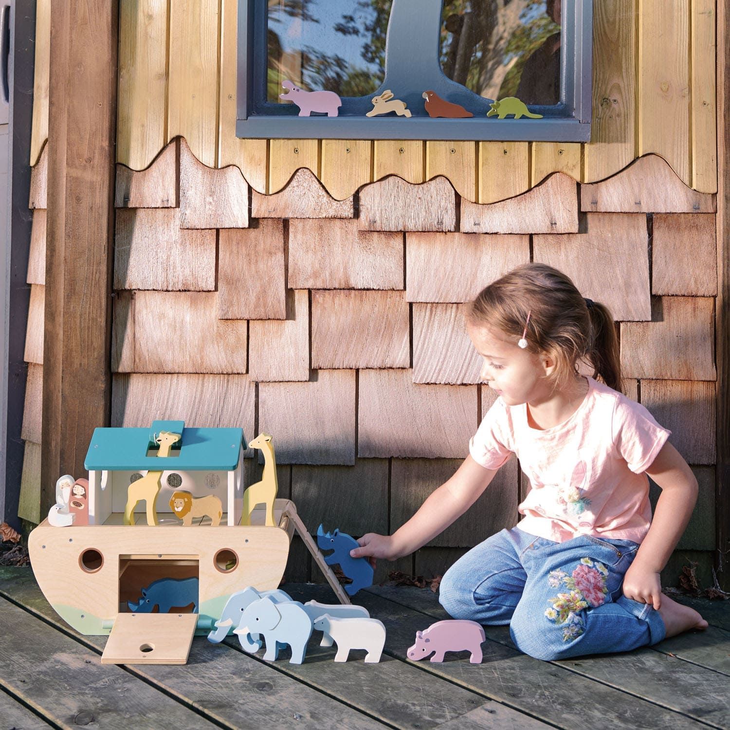 Noah's Wooden Ark - The Online Toy Shop - Wooden Toy - 2