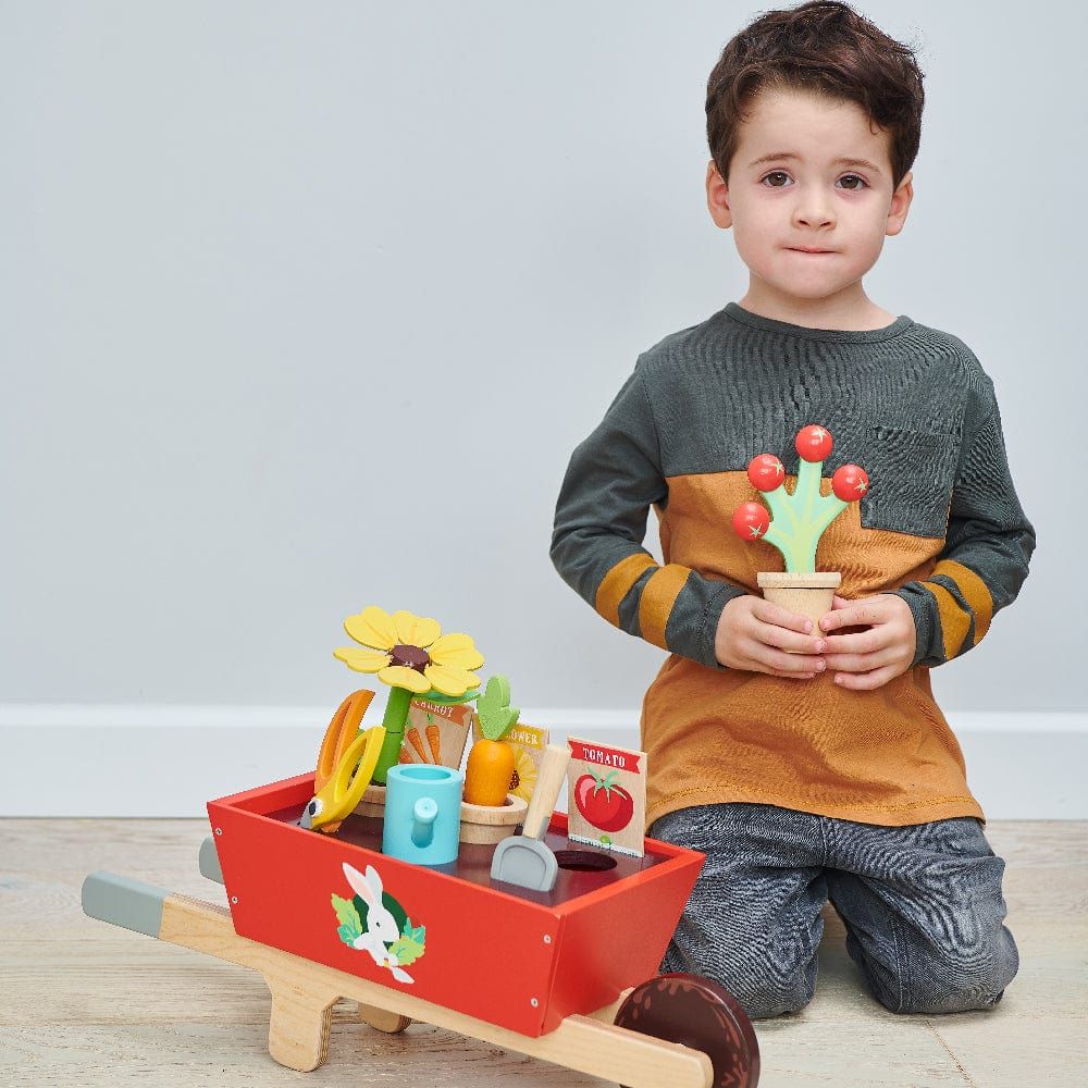 Garden Wheelbarrow Set - The Online Toy Shop - Wooden Toy - 4