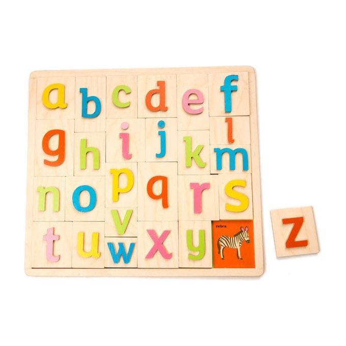 Tender Leaf Alphabet Pictures Wooden Toy