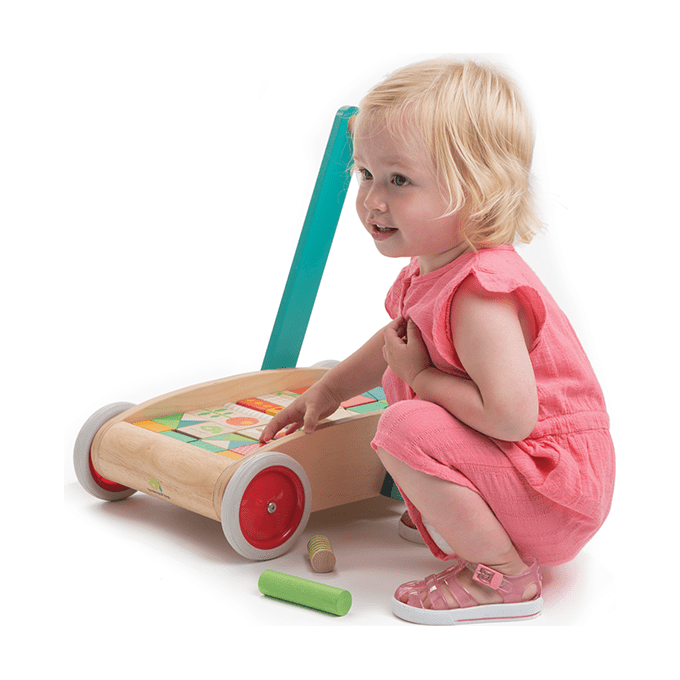 Baby Block Walker - The Online Toy Shop - Wooden Baby Toys & Walkers - 4