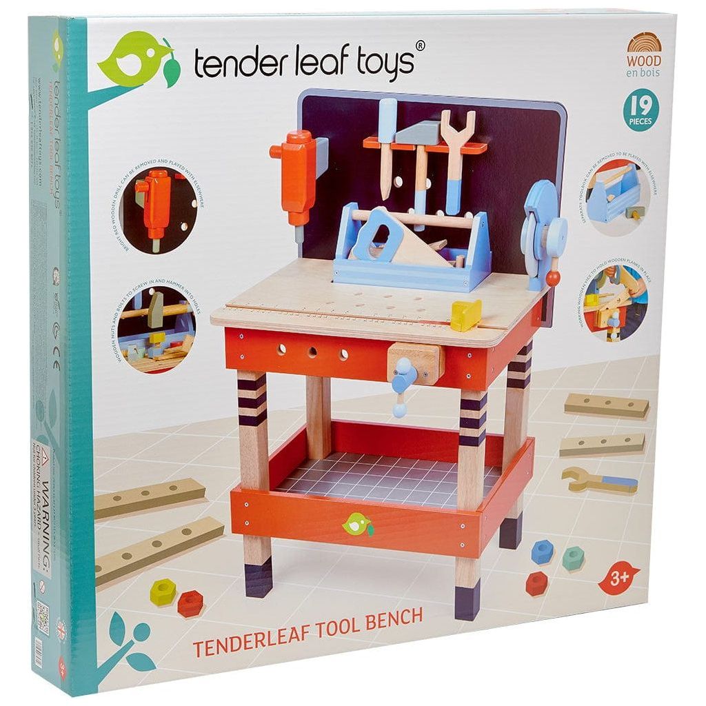 Tender Leaf Wooden Tool Bench - The Online Toy Shop4