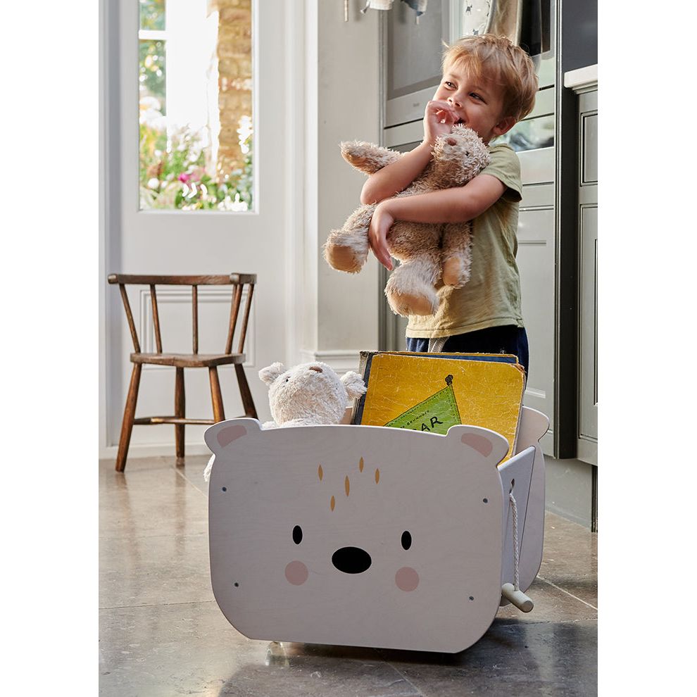 Pull Along Bear Cart - The Online Toy Shop - Storage Furniture - 4