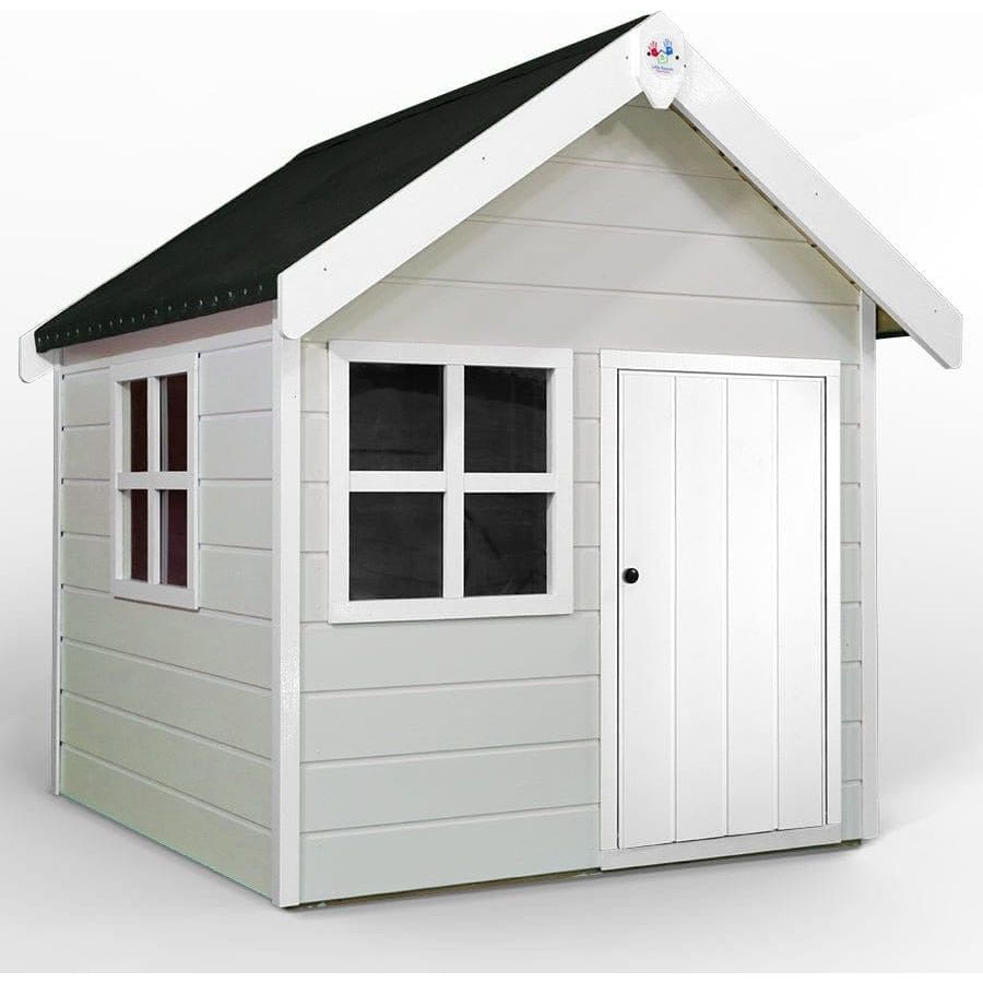 Little Rascals Tinkerbell Wooden Playhouse in dolphin grey
