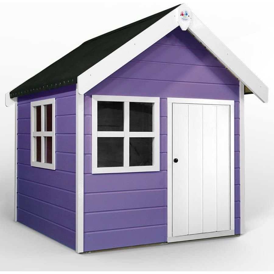 Little Rascals Tinkerbell Wooden Playhouse in indigo glow blue