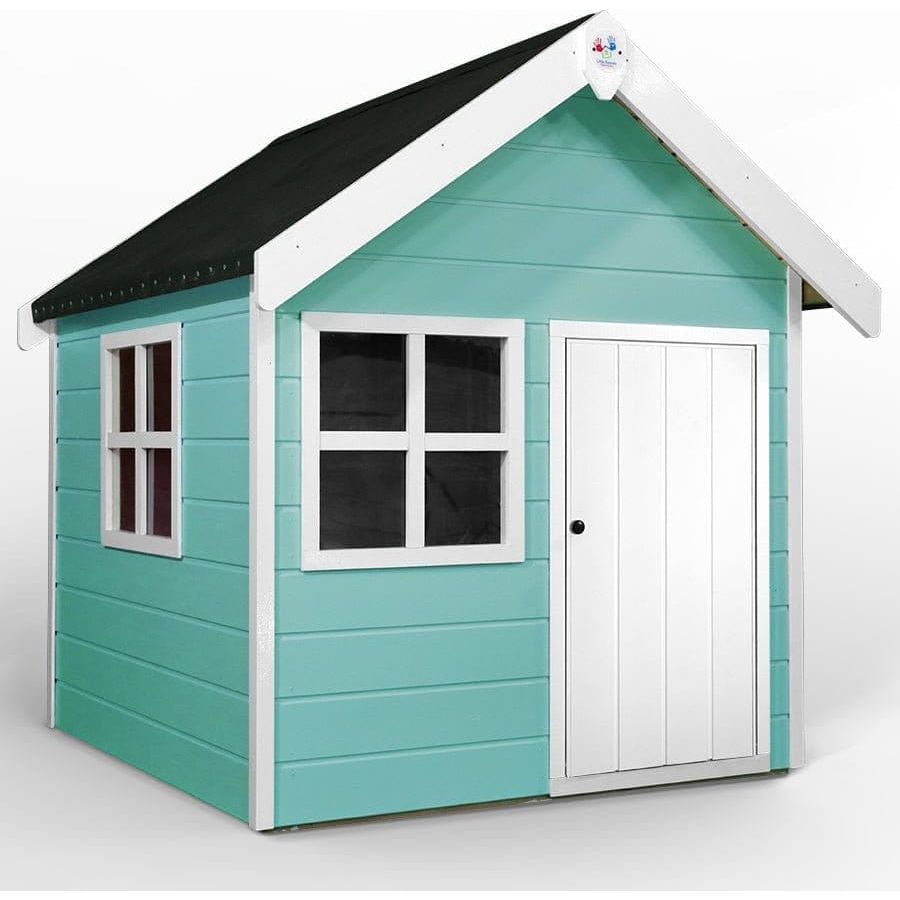 Little Rascals Tinkerbell Wooden Playhouse in mermaid green