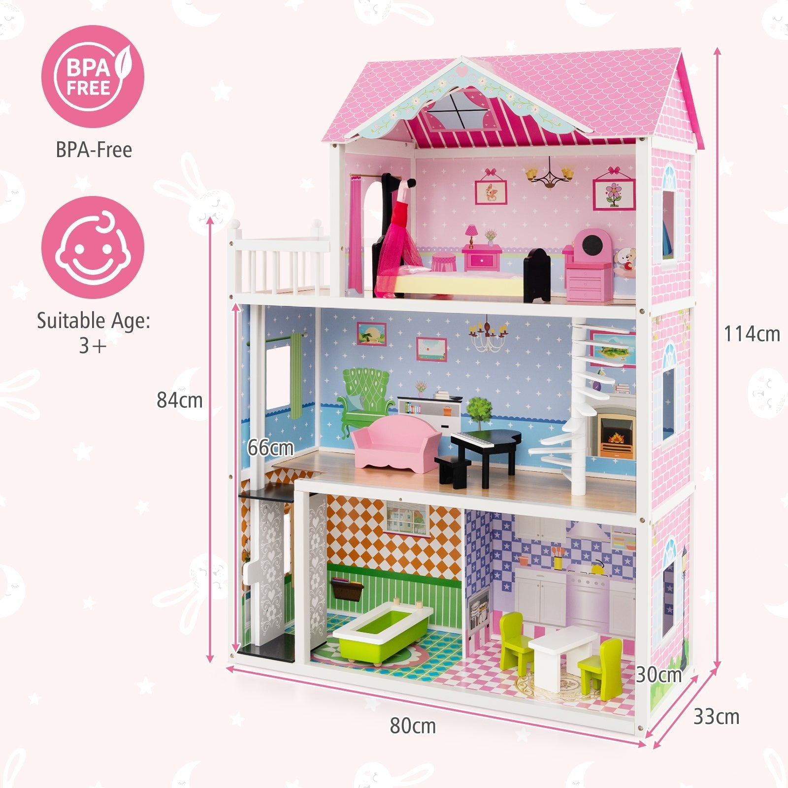 Dolls house with lift 2025