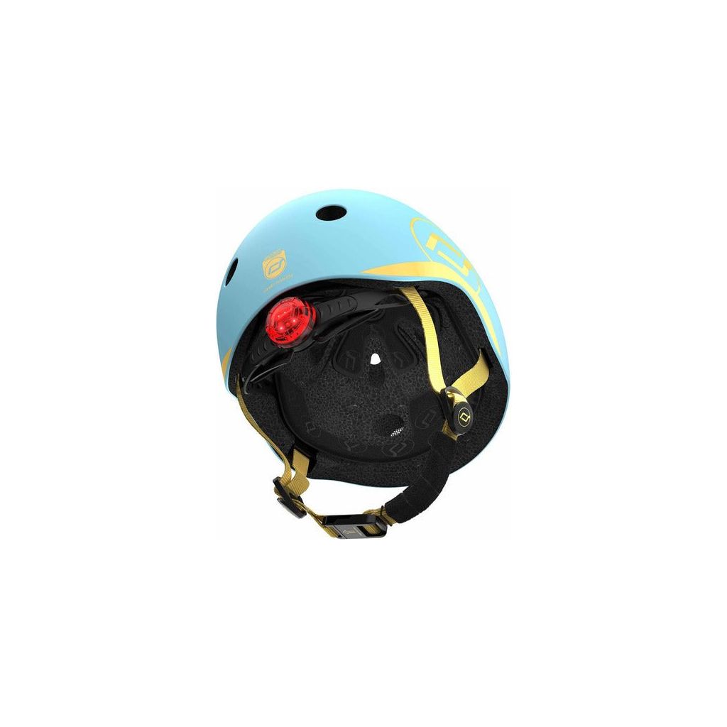 Scoot and Ride Helmet XXS - S - Blueberry inside with LED light
