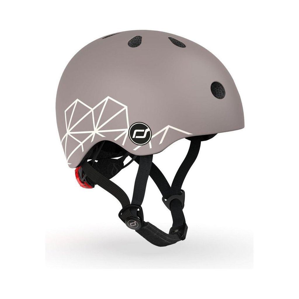 Scoot and Ride Helmet XXS - S - Brown Lines 
