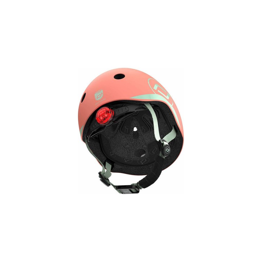 Scoot and Ride Helmet - XXS - S - Peach inside with LED light
