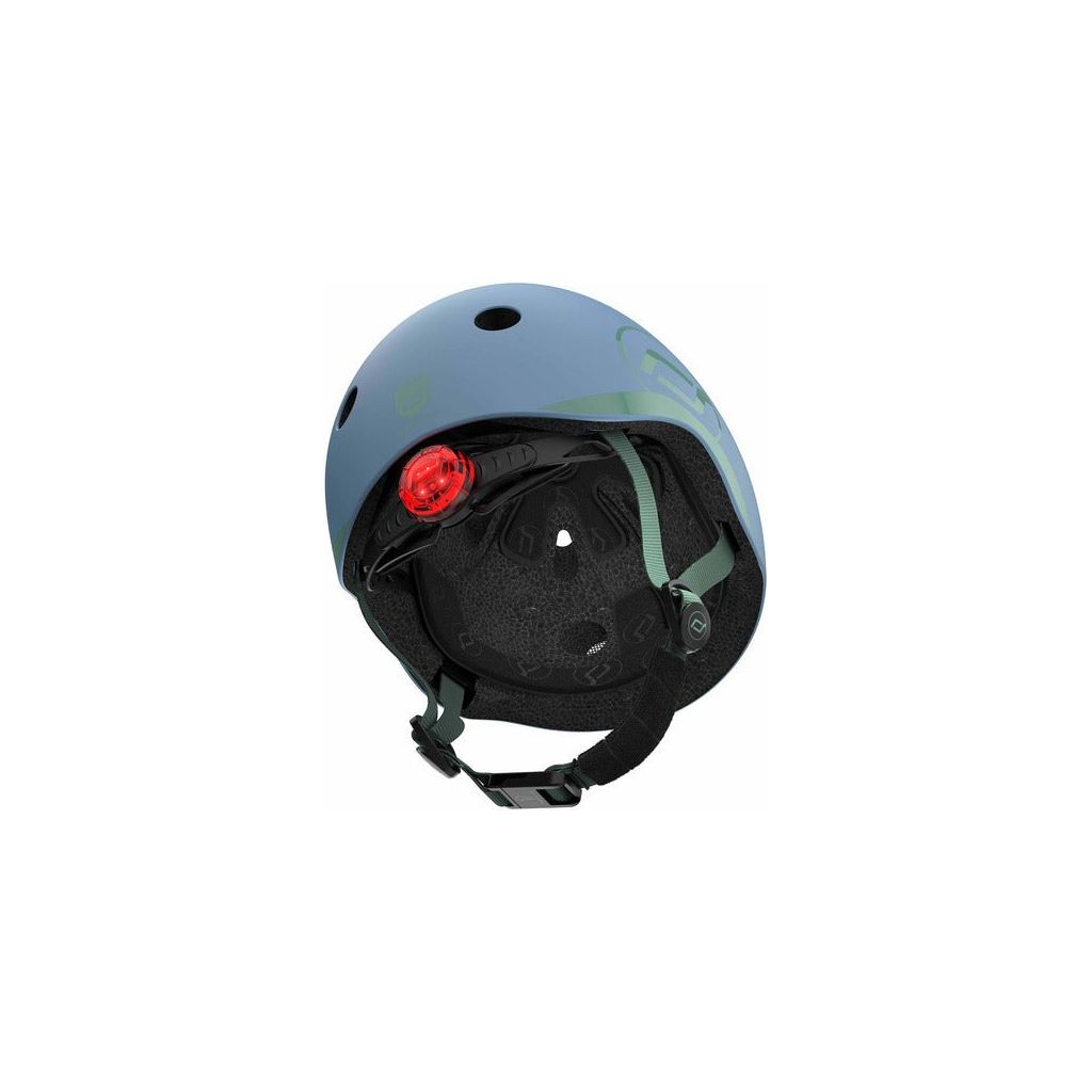 Scoot and Ride Helmet - Steel - XXS- S inside