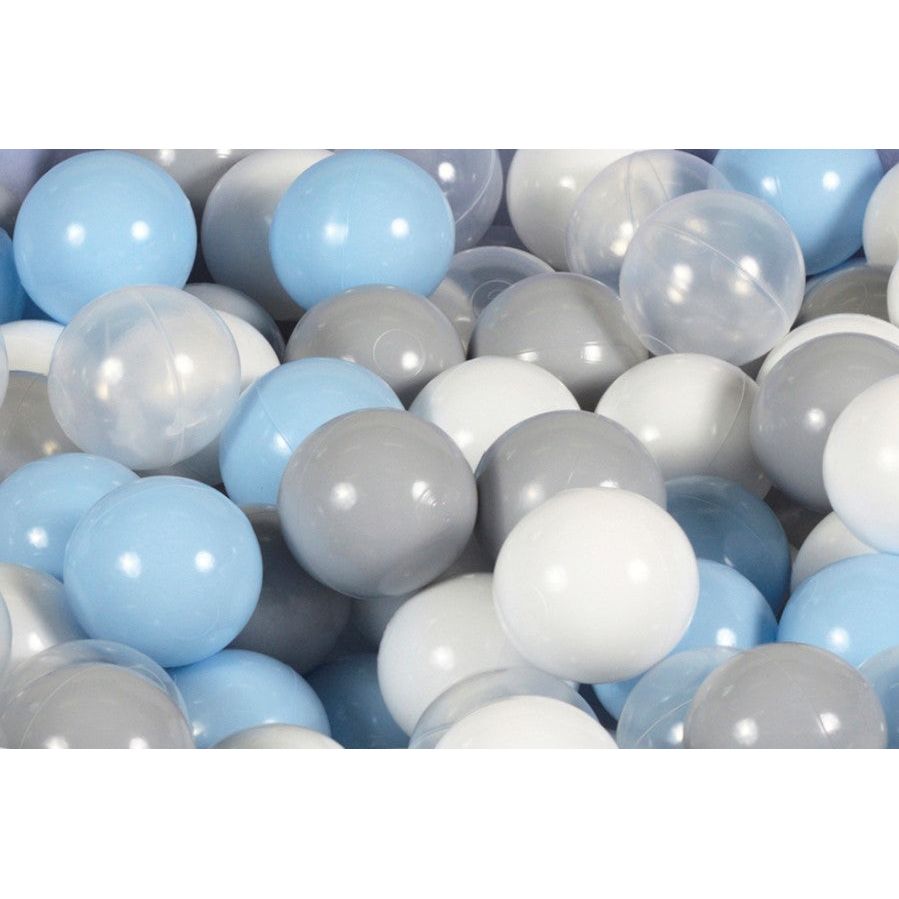 Ecru Velvet Round Foam Ball Pit - Select Your Own Balls