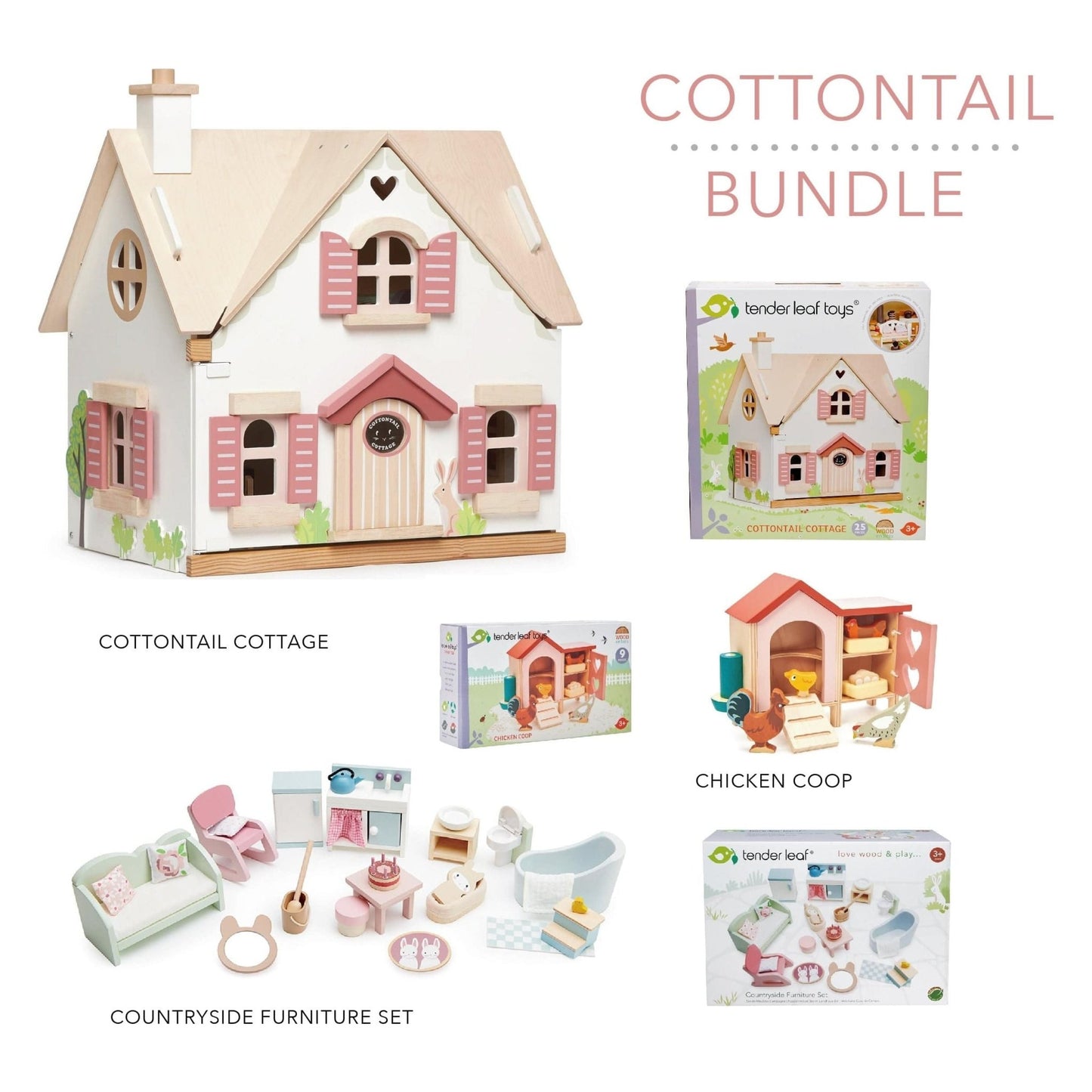 Cottontail Cottage Bundle - The Online Toy Shop - Dollhouse - 4