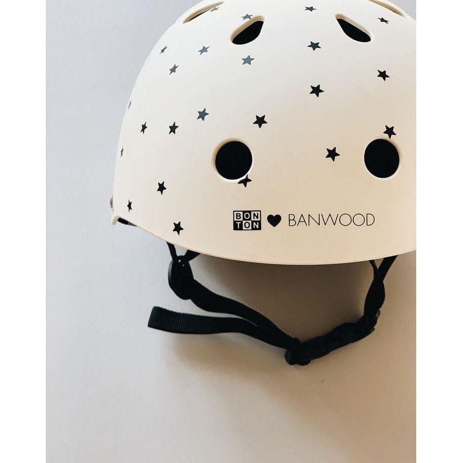 Banwood Helmet Bonton R Age 3-7 [50-54cm] in Matte Cream strap