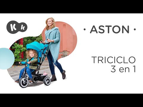 video of Kinderkraft Aston Tricycle - Pink