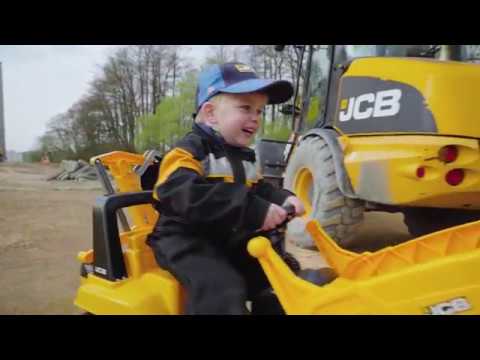 video of Rolly Toys JCB Tractor With Frontloader & Rear Excavator