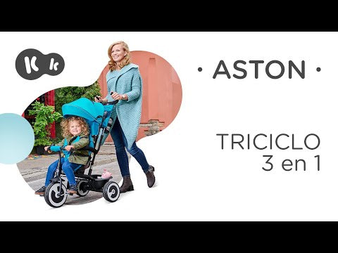 video of Kinderkraft Aston Tricycle - Green