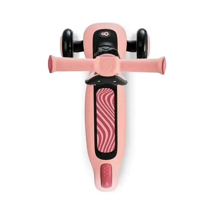 KinderKraft Halley Seated to Standing Scooter - Rose Pink from above