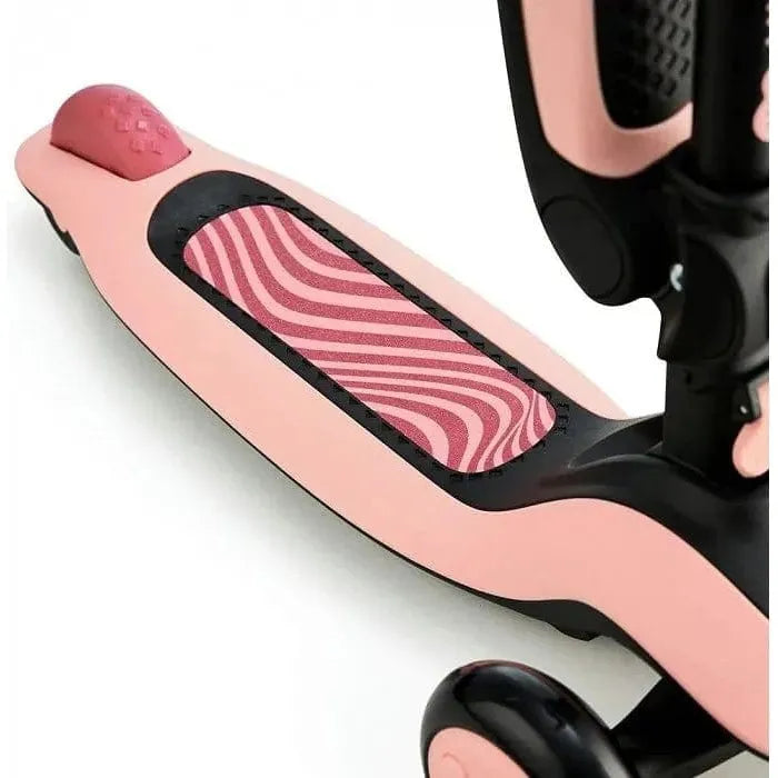 KinderKraft Halley Seated to Standing Scooter - Rose Pink deck