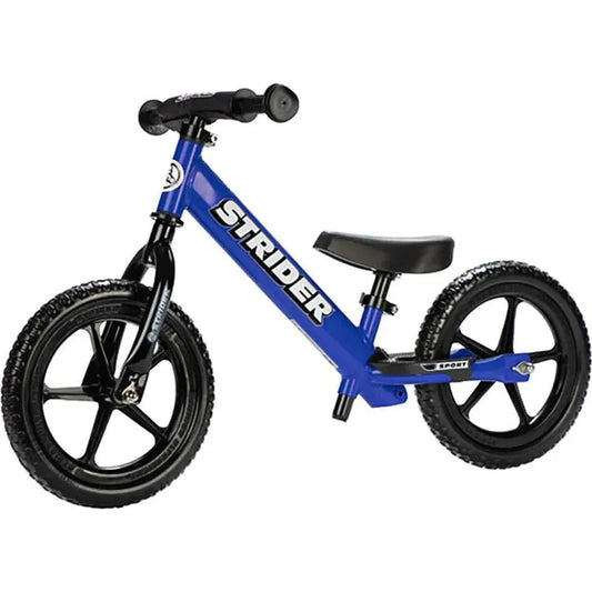 Strider Sport 12 inch Balance Bike - Blue front left