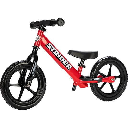 Strider Sport 12 inch Balance Bike - Red front left