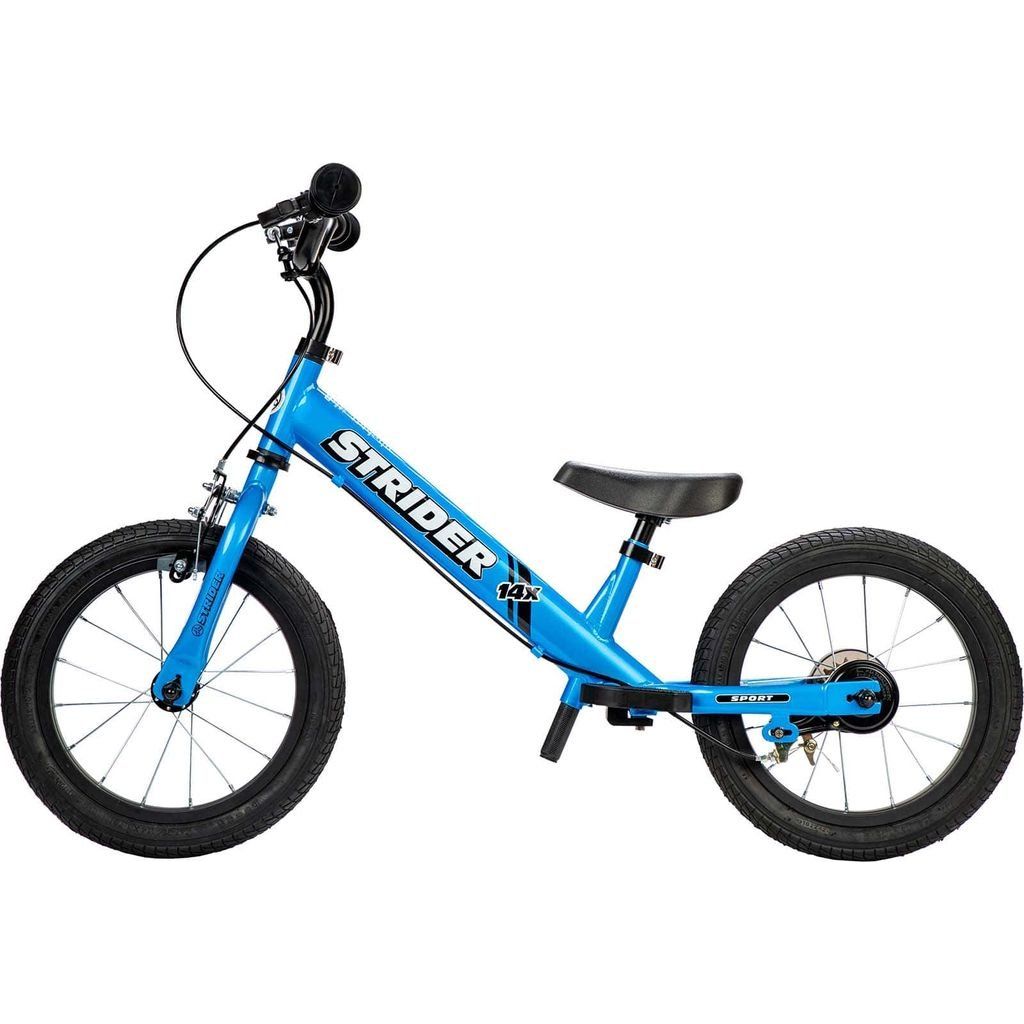 Strider 14x Balance Bike - Blue left side