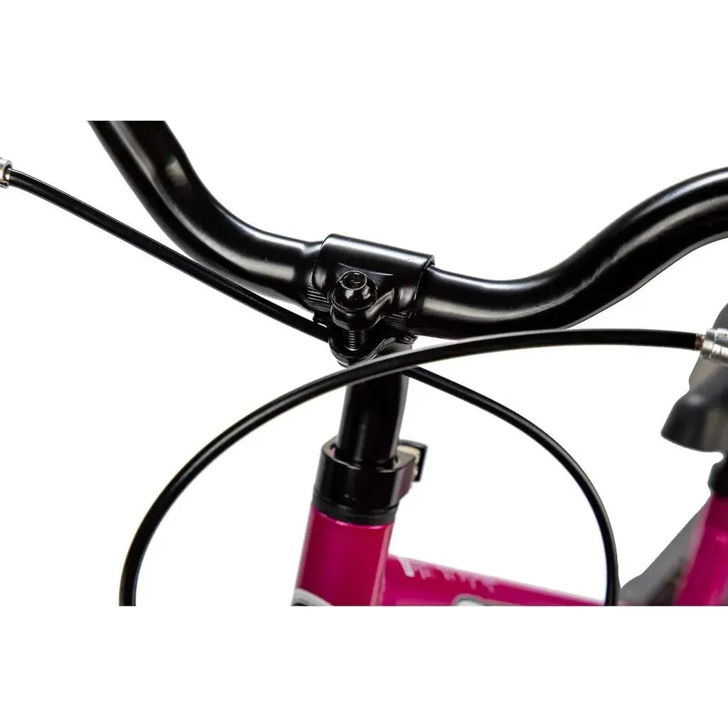 Strider 14x Balance Bike - Pink handlebars close up