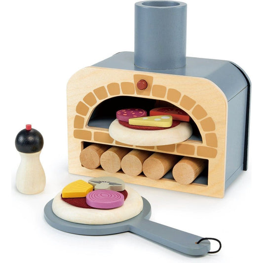 Tender Leaf Make Me a Pizza! Wooden Pizza Oven Toy
